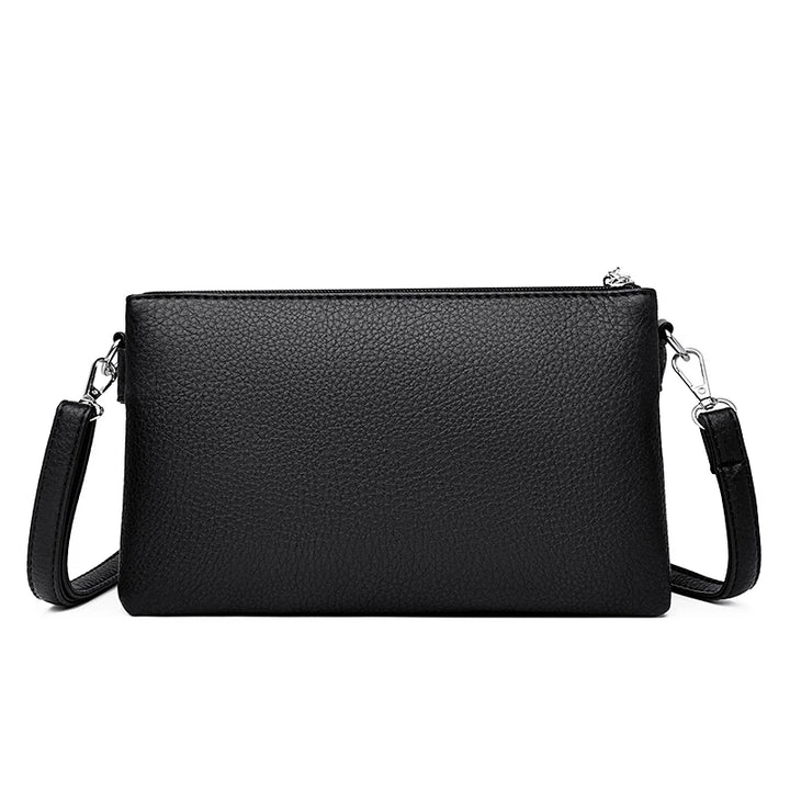 Women’s Solid Shoulder Crossbody Bag | حقيبة كتف نسائية عملية