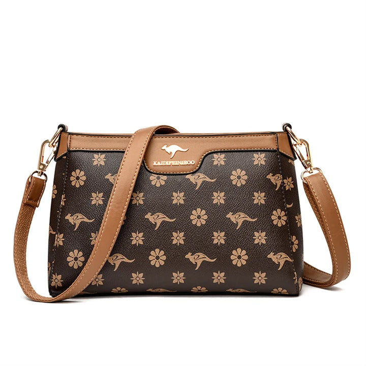 Women’s Printed Top-Handle Shoulder Bag | حقيبة نسائية مطبوعة بيد علوية