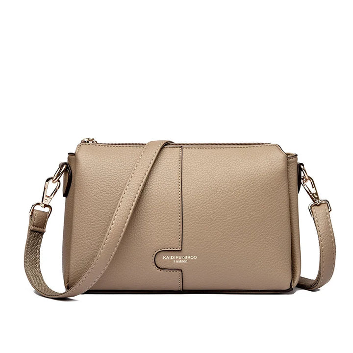 Women’s Soft Leather-Look Shoulder Bag | Elegant Summer Crossbody