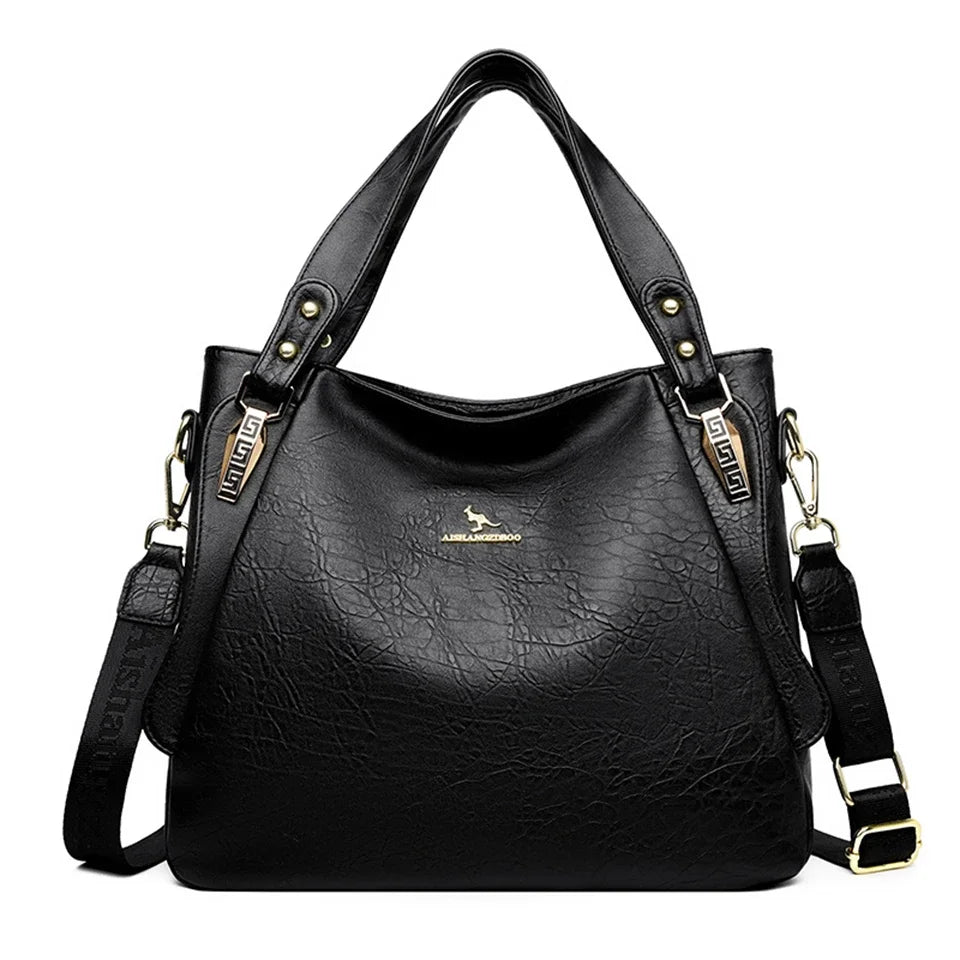 Women’s Soft Top-Handle Bag | Large Capacity Shoulder Tote