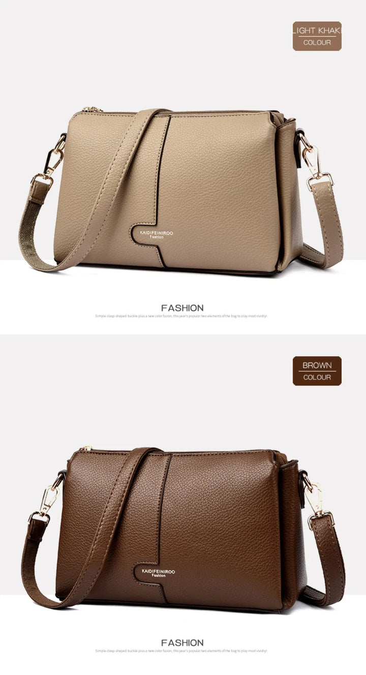 Women’s Soft Leather-Look Shoulder Bag | Elegant Summer Crossbody
