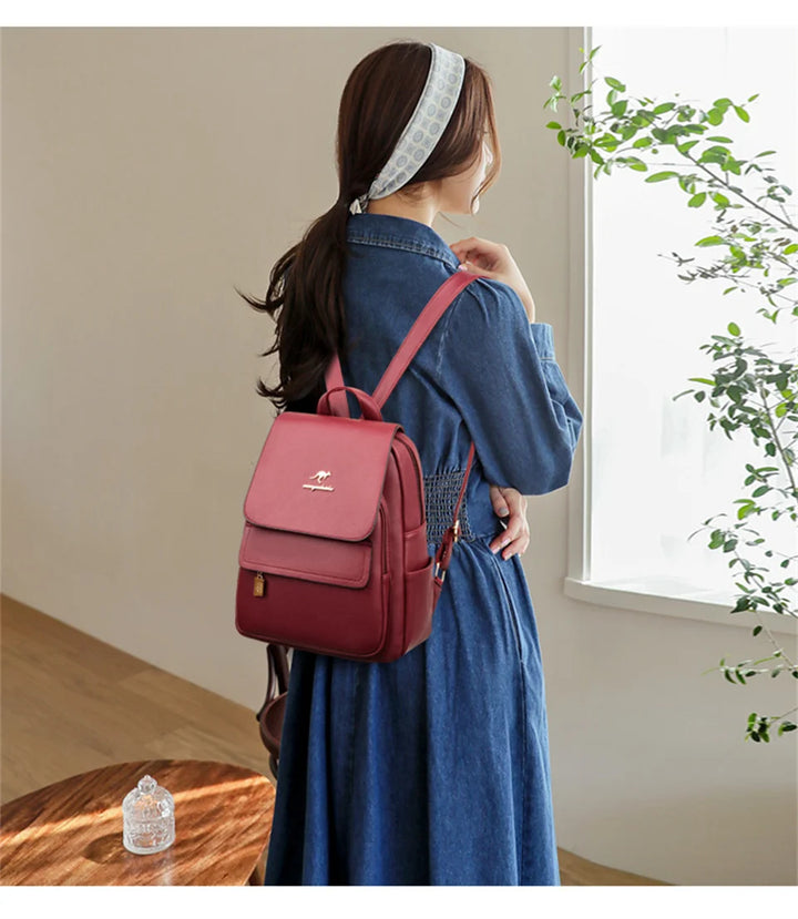 Women’s Large Capacity Backpack | حقيبة ظهر نسائية واسعة وعملية