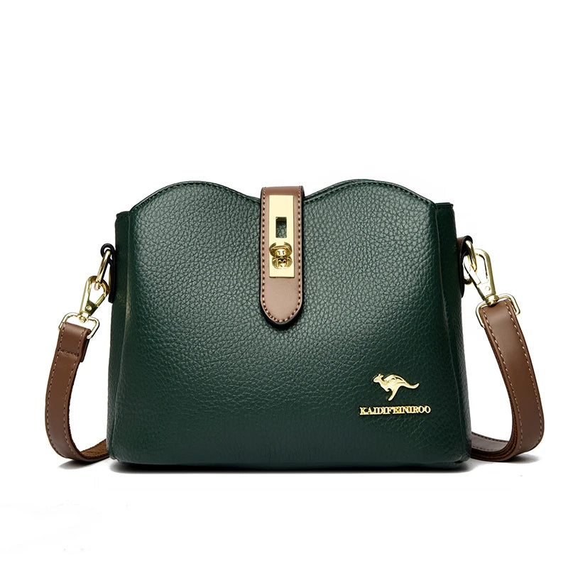 Women’s Soft Top-Handle Shoulder Bag | حقيبة نسائية بيد علوية