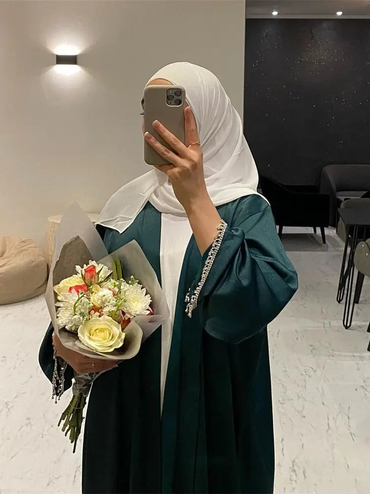 The Draped Kimono Abaya Set