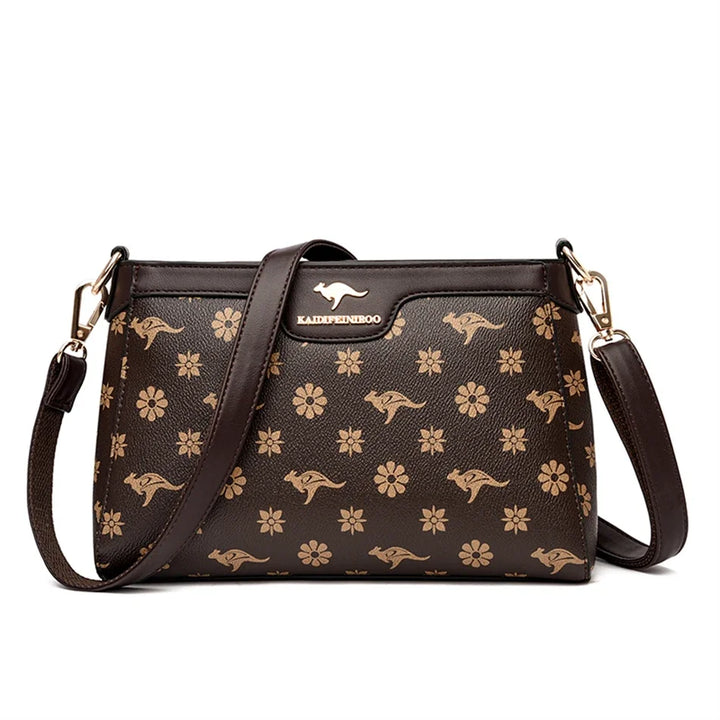 Women’s Printed Top-Handle Shoulder Bag | حقيبة نسائية مطبوعة بيد علوية