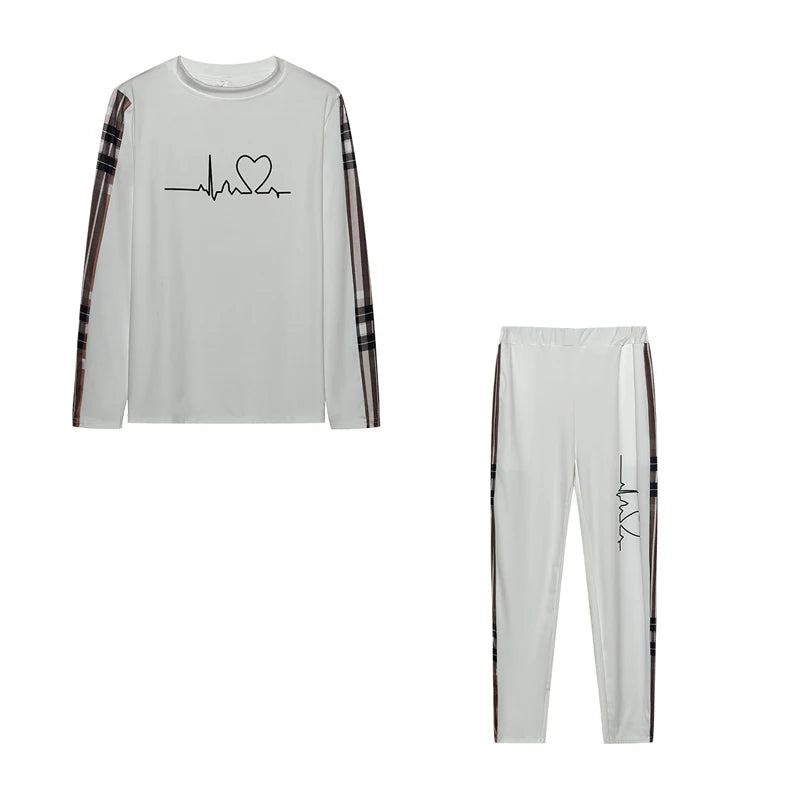 Women’s Casual 2-Piece Set | Long Sleeve Top & Relaxed Fit Pants