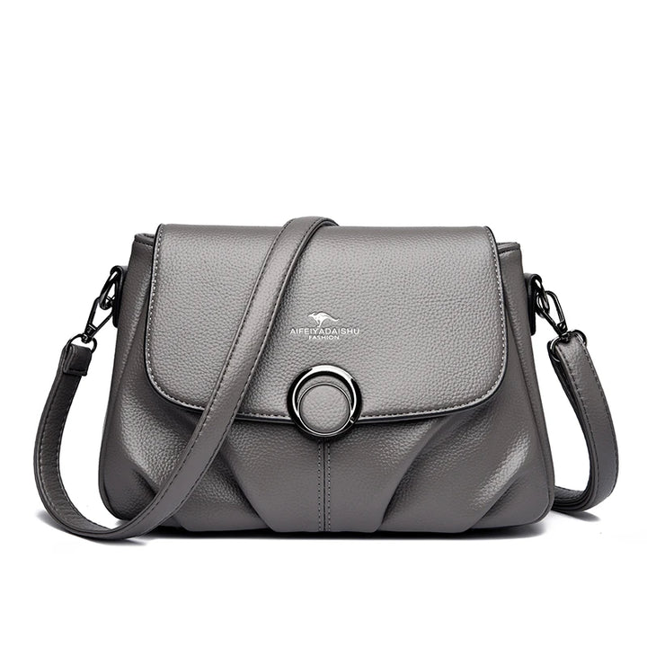 Women’s Soft PU Shoulder Crossbody Bag | حقيبة كتف نسائية ناعمة
