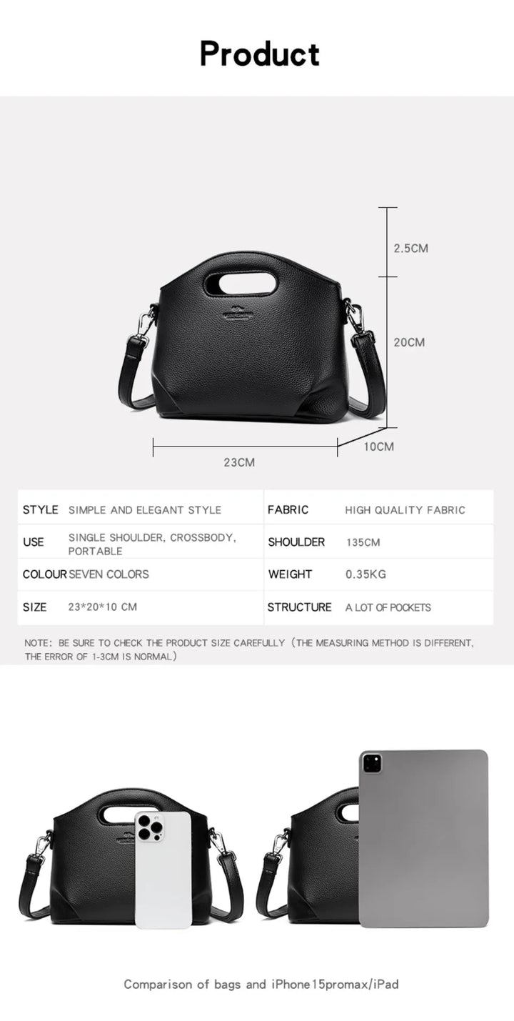 Women’s Small Soft Shoulder Tote | Elegant Casual Crossbody