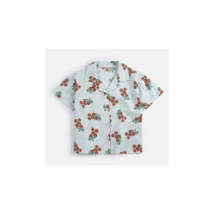 Kids’ Cotton Print Shirt & Shorts Set by Size | طقم أطفال قطني مطبوع حسب المقاس