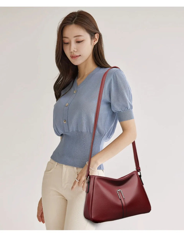 Women’s Luxury Soft Shoulder Bag | حقيبة كتف نسائية فاخرة