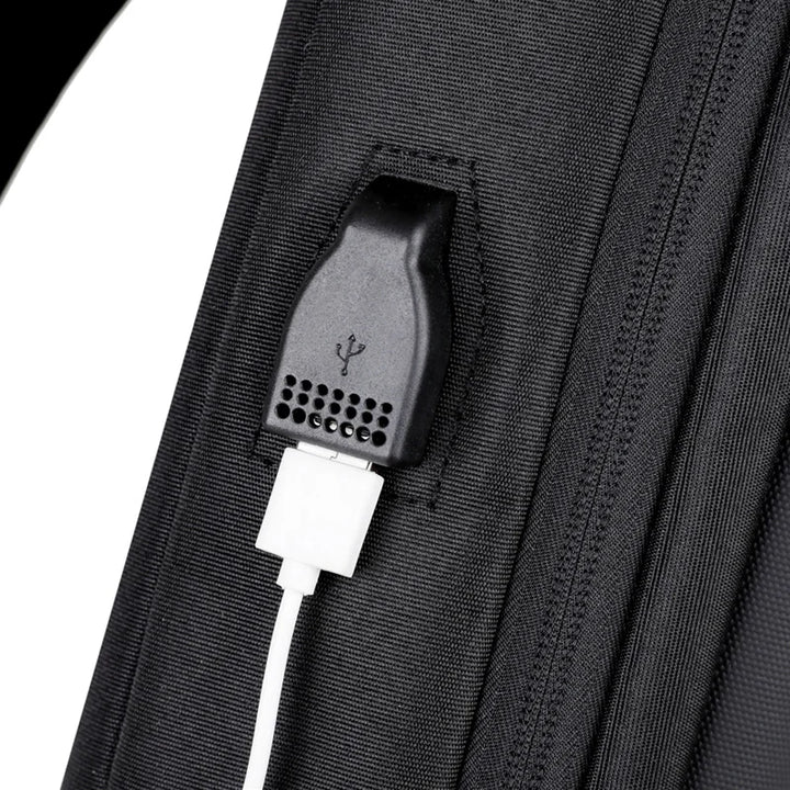 Men’s Anti-Theft USB Chest Bag | حقيبة صدر رجالية مضادة للسرقة مع USB