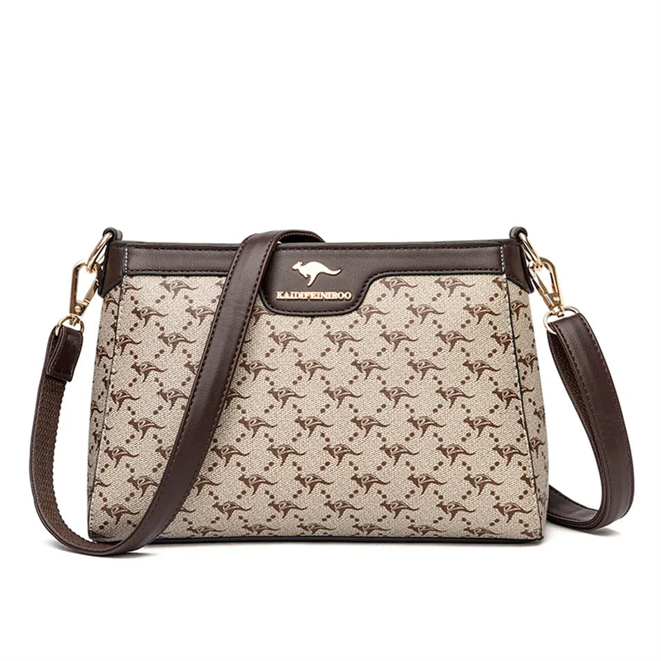 Women’s Printed Top-Handle Shoulder Bag | حقيبة نسائية مطبوعة بيد علوية