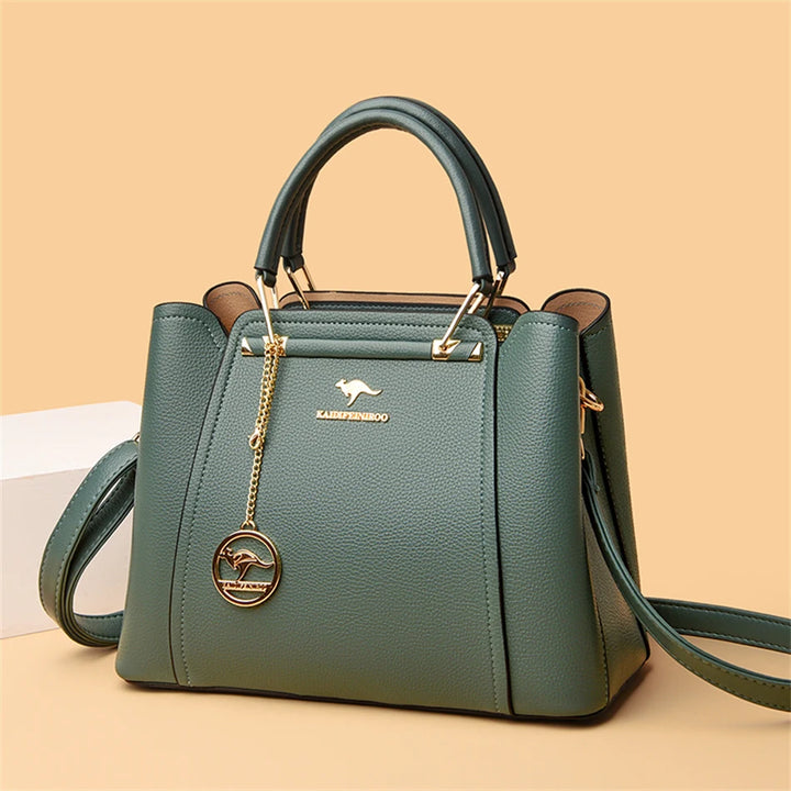Women’s Three-Layer Shoulder Bag | Large Capacity Crossbody Tote