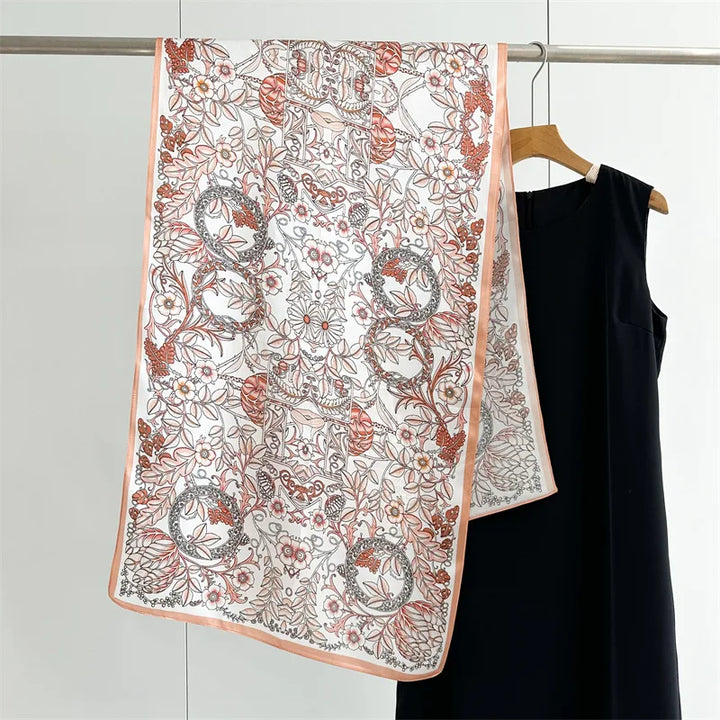 Women’s Pure Silk Printed Scarf