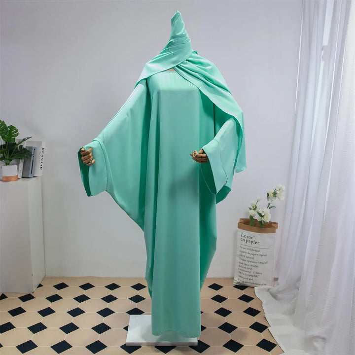 Two Piece Abaya Set – Modest Loose Fit with Hijab