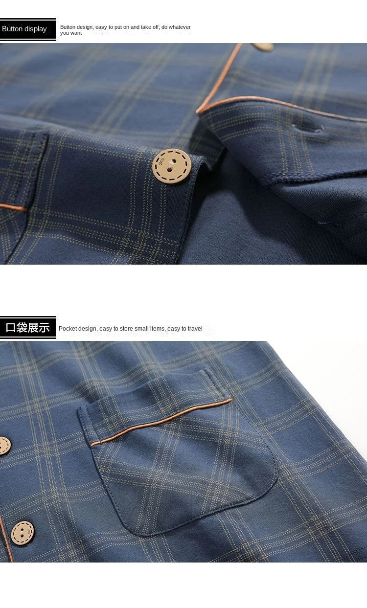 Men’s Cotton Pajamas Set | Comfortable Everyday Sleepwear