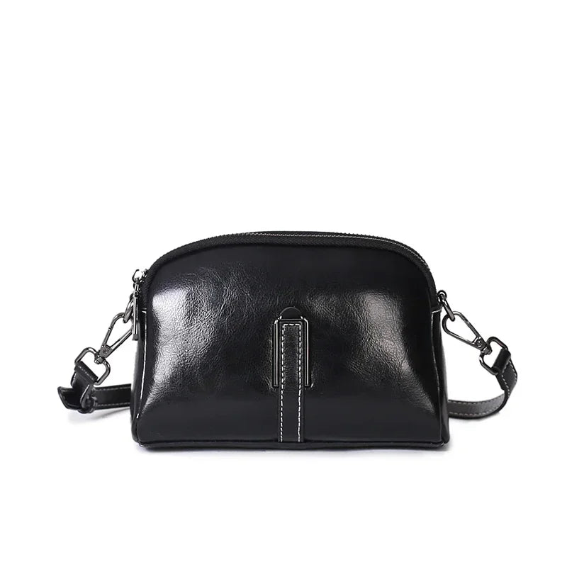 Women’s Genuine Leather Small Crossbody Bag | حقيبة نسائية صغيرة من الجلد الطبيعي كروس بودي