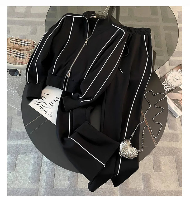 Women’s Activewear 2-Piece Set | Zipper Jacket & Pants