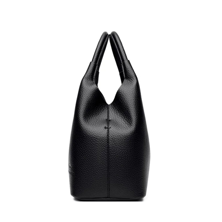 Women’s Soft Bucket Shoulder Bag | Elegant Top-Handle Tote