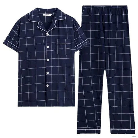 Men’s Cotton Pajamas Set | Comfortable Everyday Sleepwear