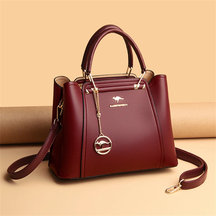 Women’s Three-Layer Shoulder Bag | Large Capacity Crossbody Tote