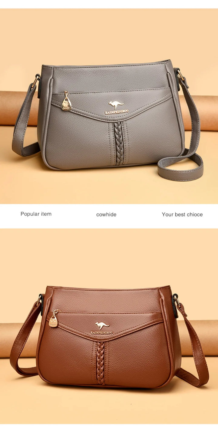 Women’s Soft Flap Shoulder Bag | حقيبة كتف نسائية ناعمة وعملية