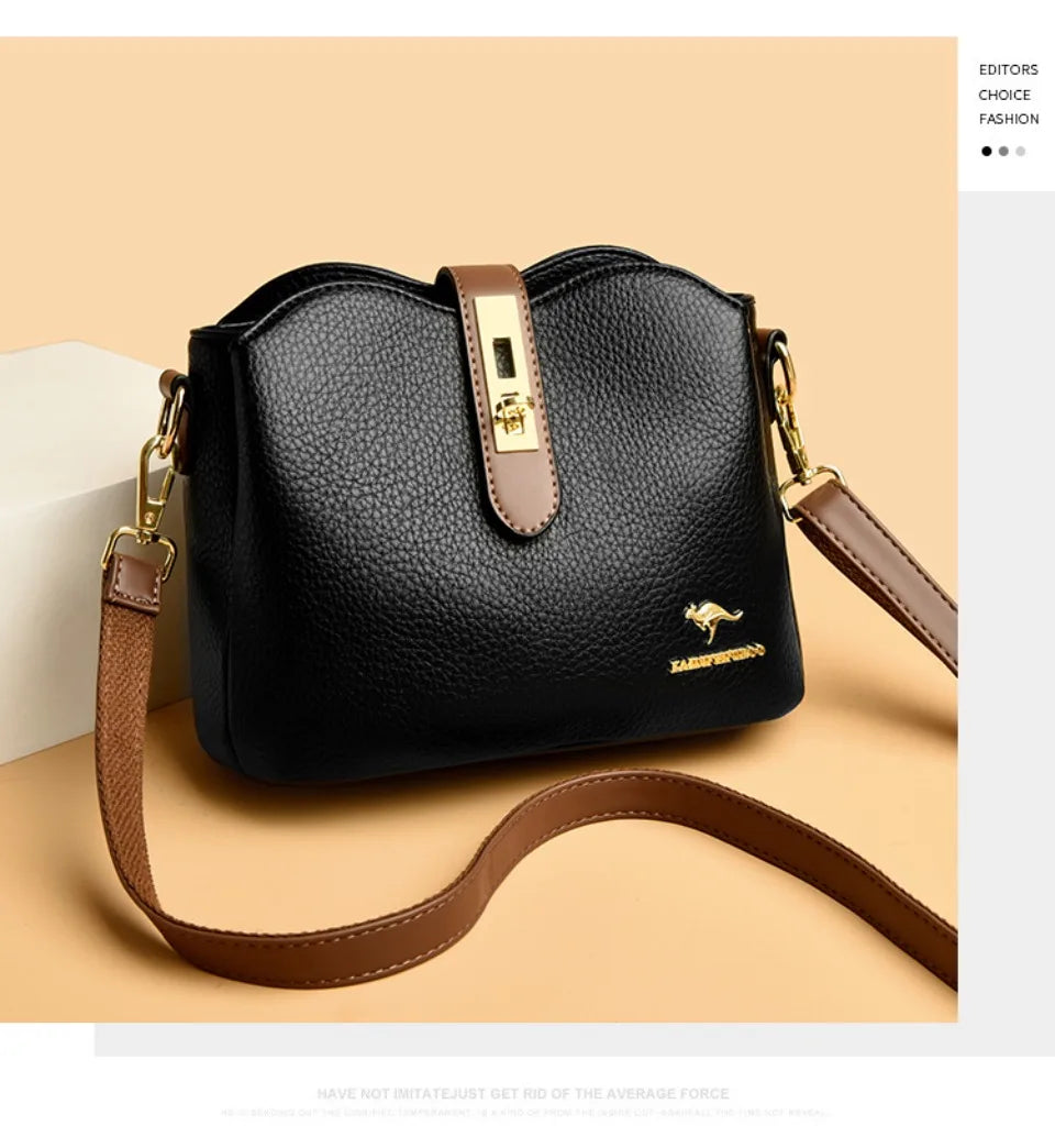 Women’s Soft Top-Handle Shoulder Bag | حقيبة نسائية بيد علوية