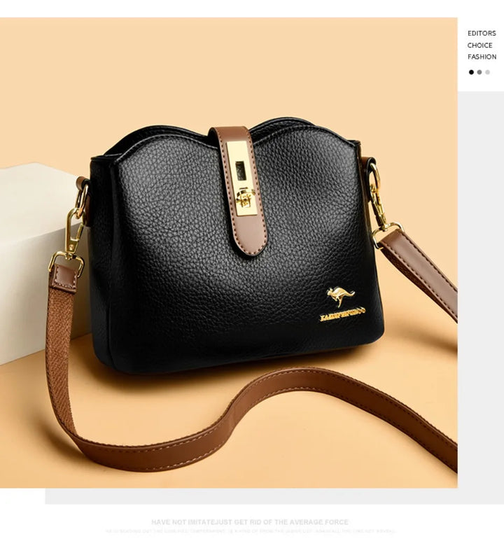 Women’s Soft Top-Handle Shoulder Bag | حقيبة نسائية بيد علوية