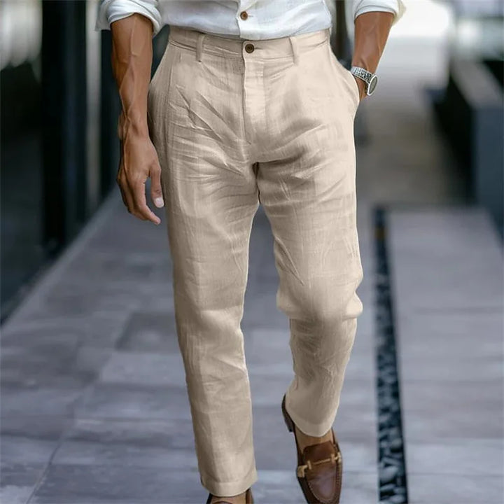 Men’s Casual Cropped Pants | Lightweight Loose Fit