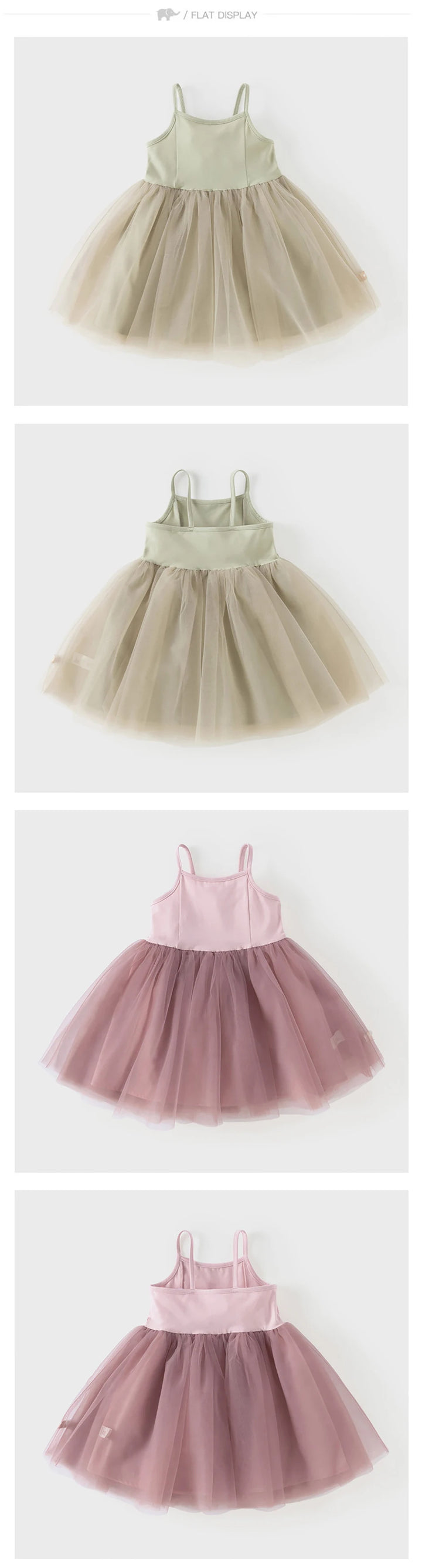Girls Sleeveless Tulle Party Dress | Elegant Princess Style