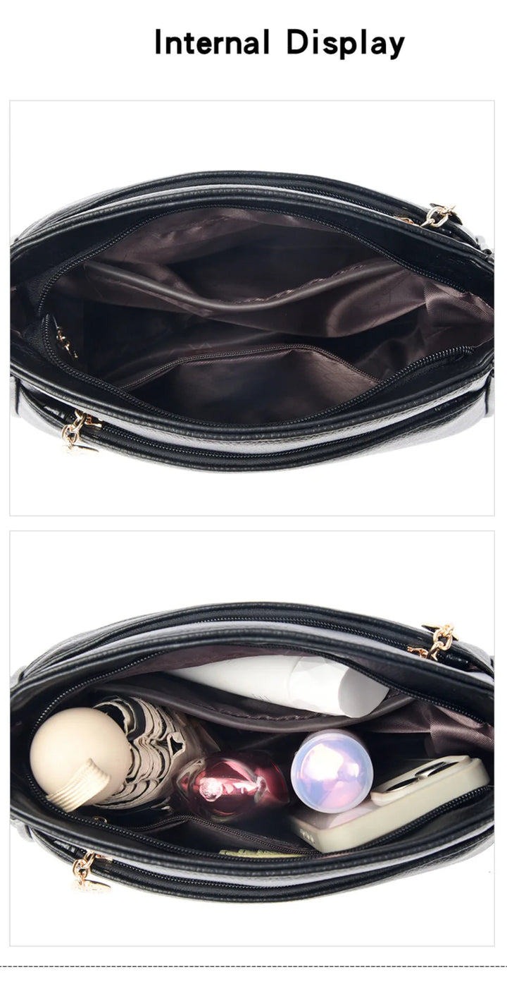 Women’s Soft Flap Shoulder Bag | حقيبة كتف نسائية ناعمة وعملية