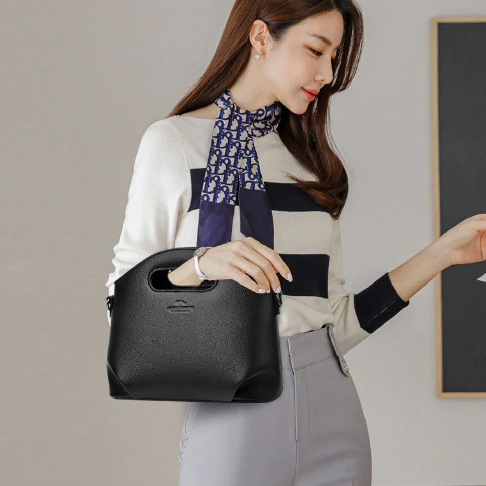 Women’s Small Soft Shoulder Tote | Elegant Casual Crossbody