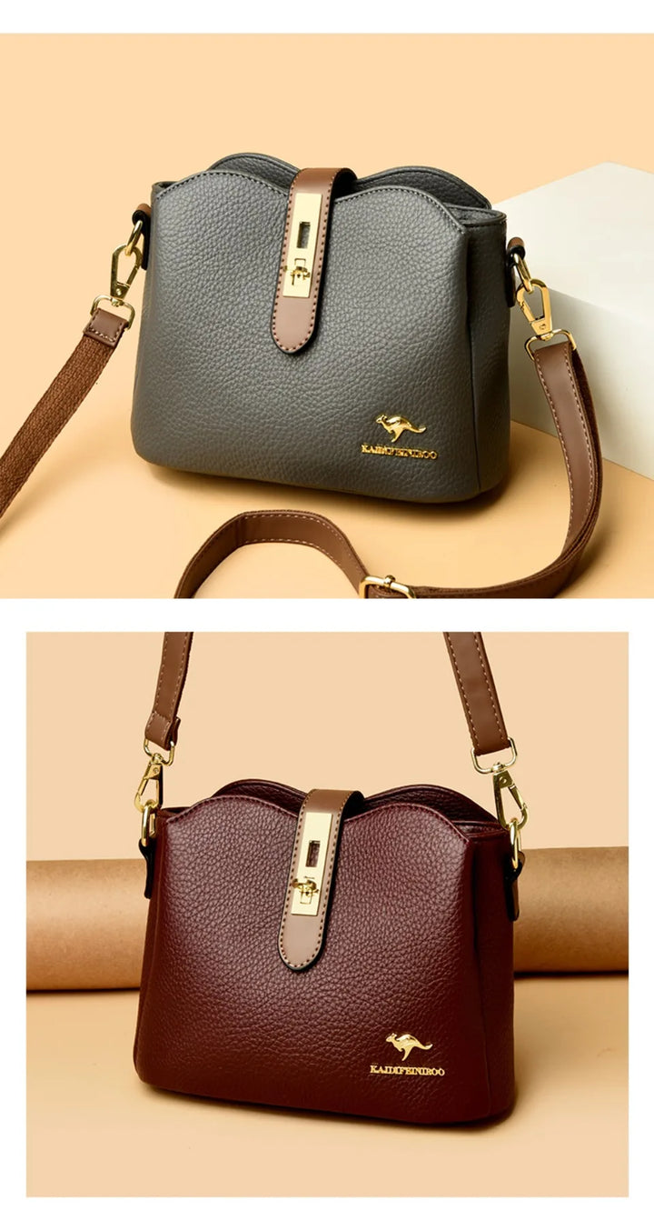 Women’s Soft Top-Handle Shoulder Bag | حقيبة نسائية بيد علوية