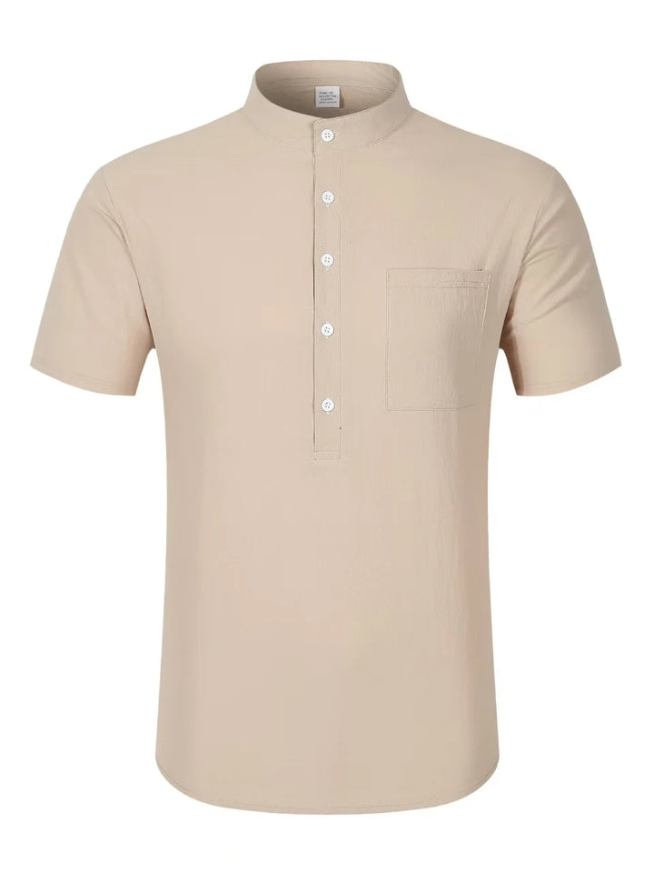Men’s Summer Beach Set | Casual Short Sleeve Shirt & Shorts Outfit