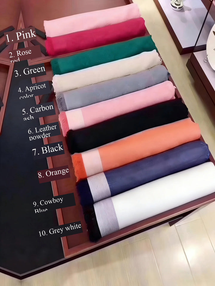 Women’s Square Silk Shawl | Elegant Lightweight Drape