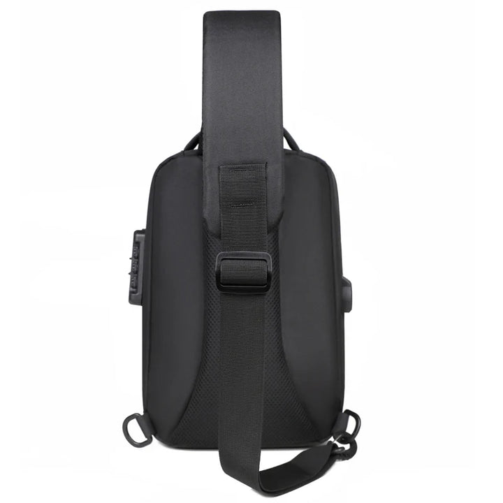 Men’s Anti-Theft USB Chest Bag | حقيبة صدر رجالية مضادة للسرقة مع USB