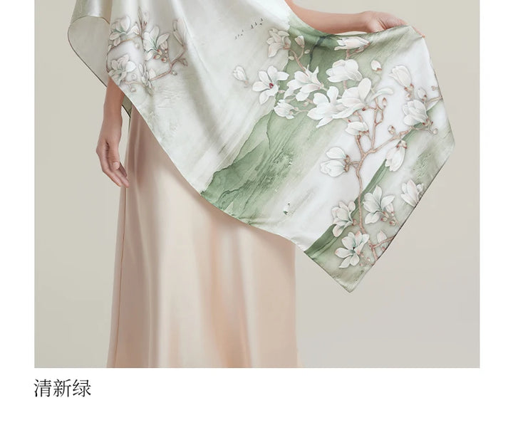 Women’s Silk Shawl | Elegant Gift-Worthy Long Drape