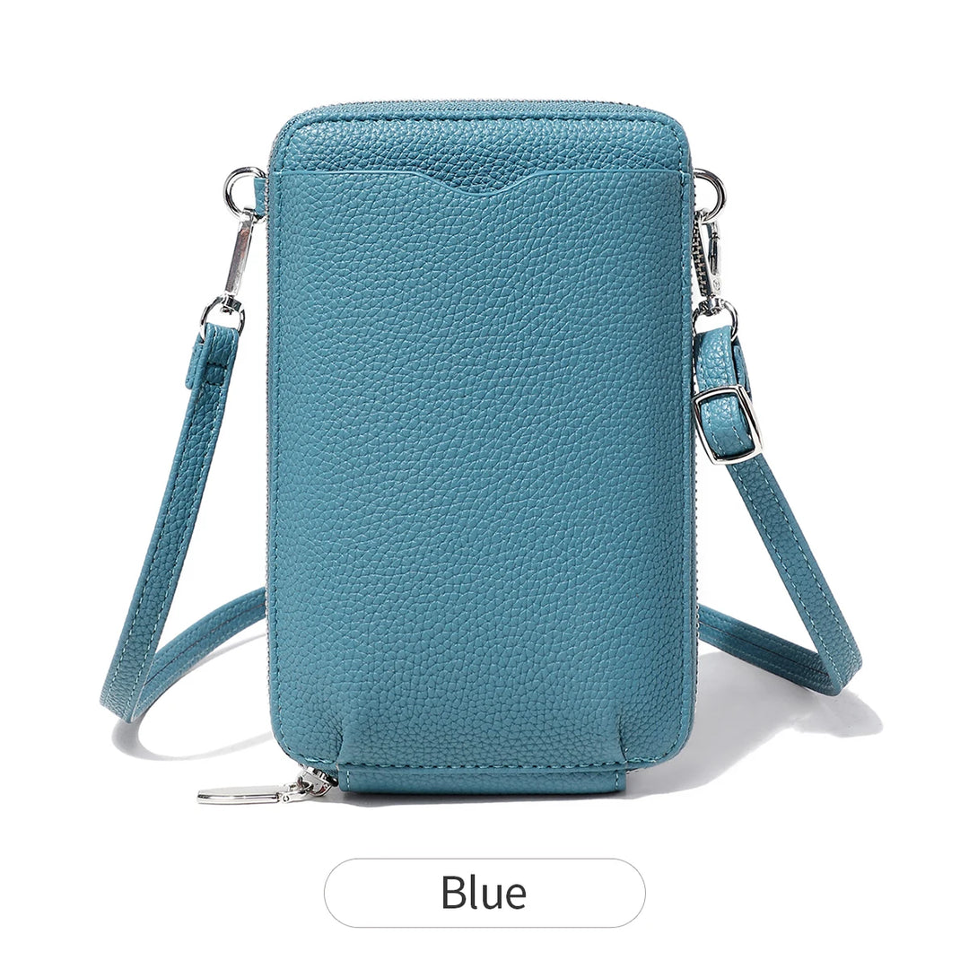 Women’s Multi-Function PU Phone Crossbody Bag | حقيبة هاتف نسائية متعددة الاستخدامات