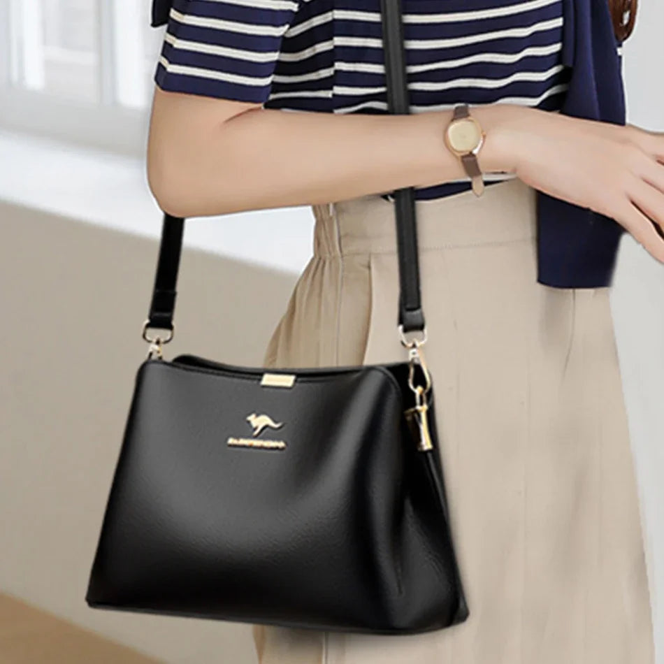 Women’s Multifunction Shoulder Bag | حقيبة كتف نسائية متعددة الاستخدام