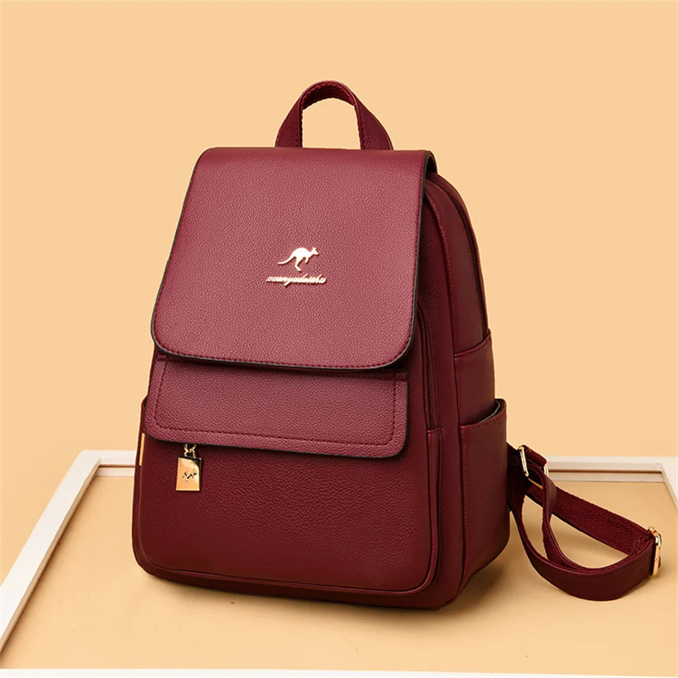 Women’s Large Capacity Backpack | حقيبة ظهر نسائية واسعة وعملية