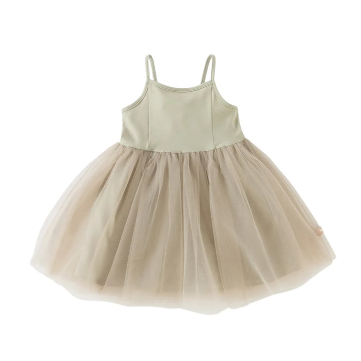 Girls Sleeveless Tulle Party Dress | Elegant Princess Style