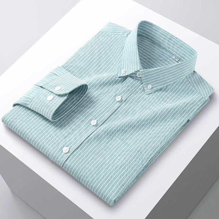 Men’s Oxford Dress Shirt Up to 5XL | Business Formal Style