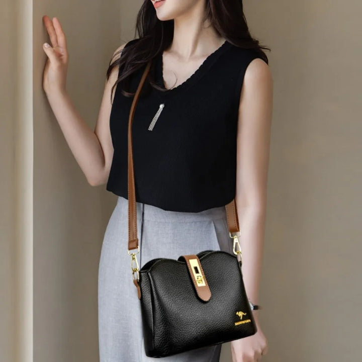 Women’s Soft Top-Handle Shoulder Bag | حقيبة نسائية بيد علوية