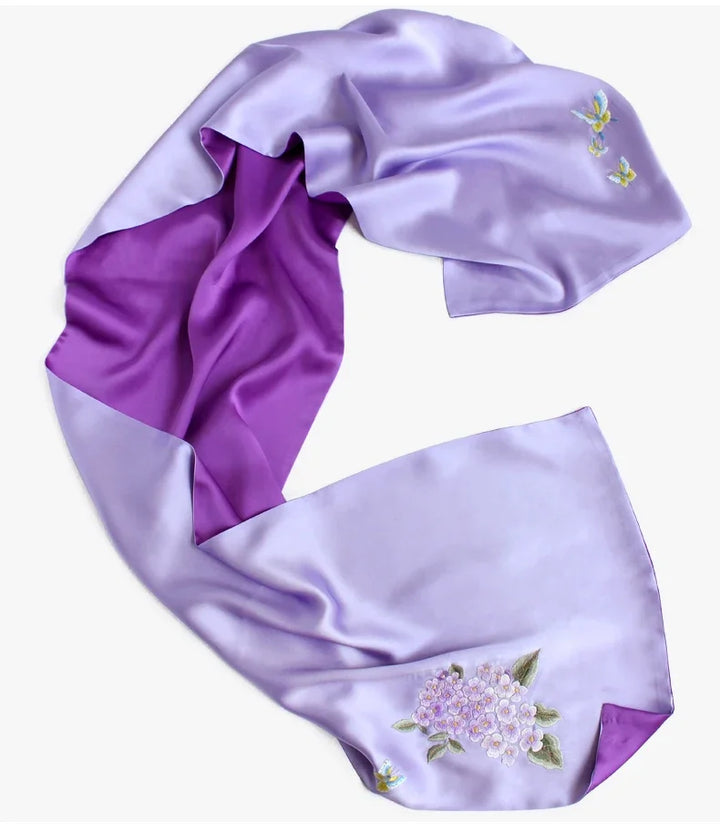 Women’s Pure Silk Embroidered Shawl