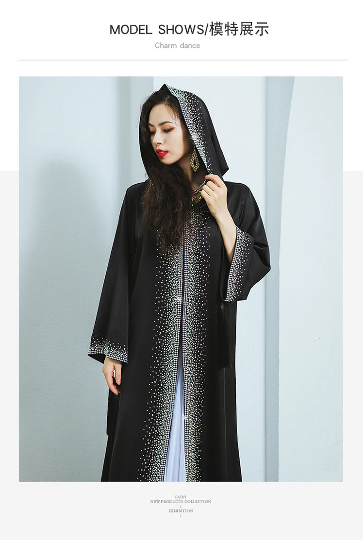 Women’s Regal Hooded Cape Abaya | عباءة كاب ملكية بغطاء رأس