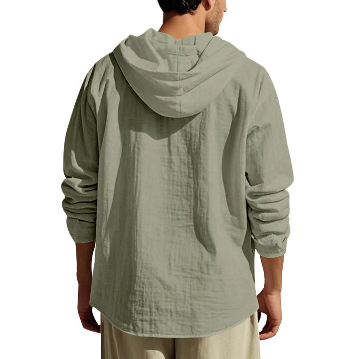 Men’s Linen Shirt & Pants Set | Breathable Relaxed Fit
