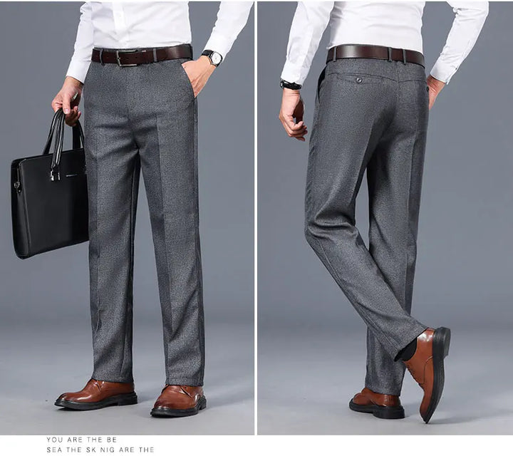 Men’s Business Casual Trousers | Straight Regular Fit