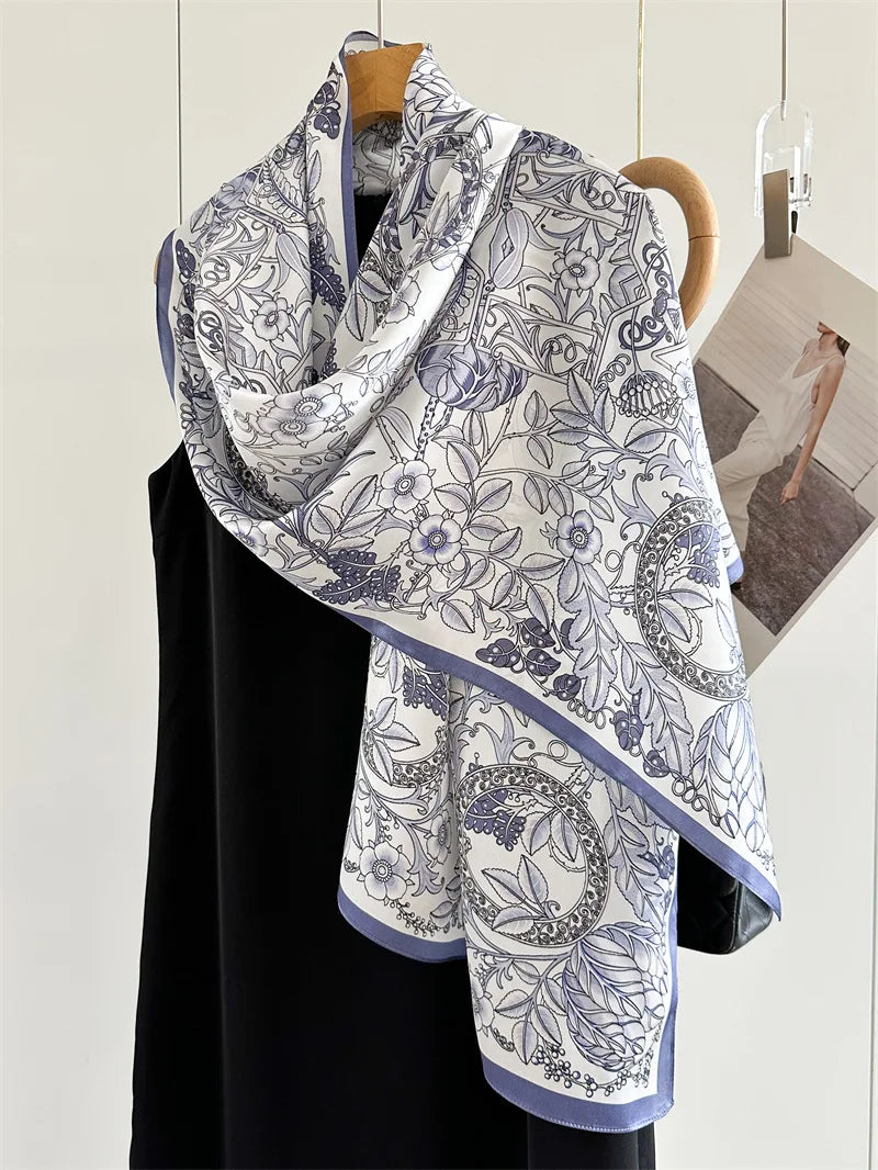 Women’s Pure Silk Printed Scarf