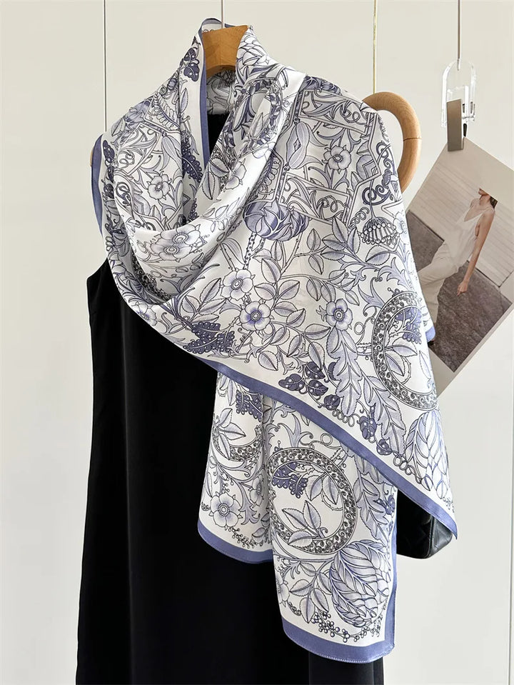 Women’s Pure Silk Printed Scarf