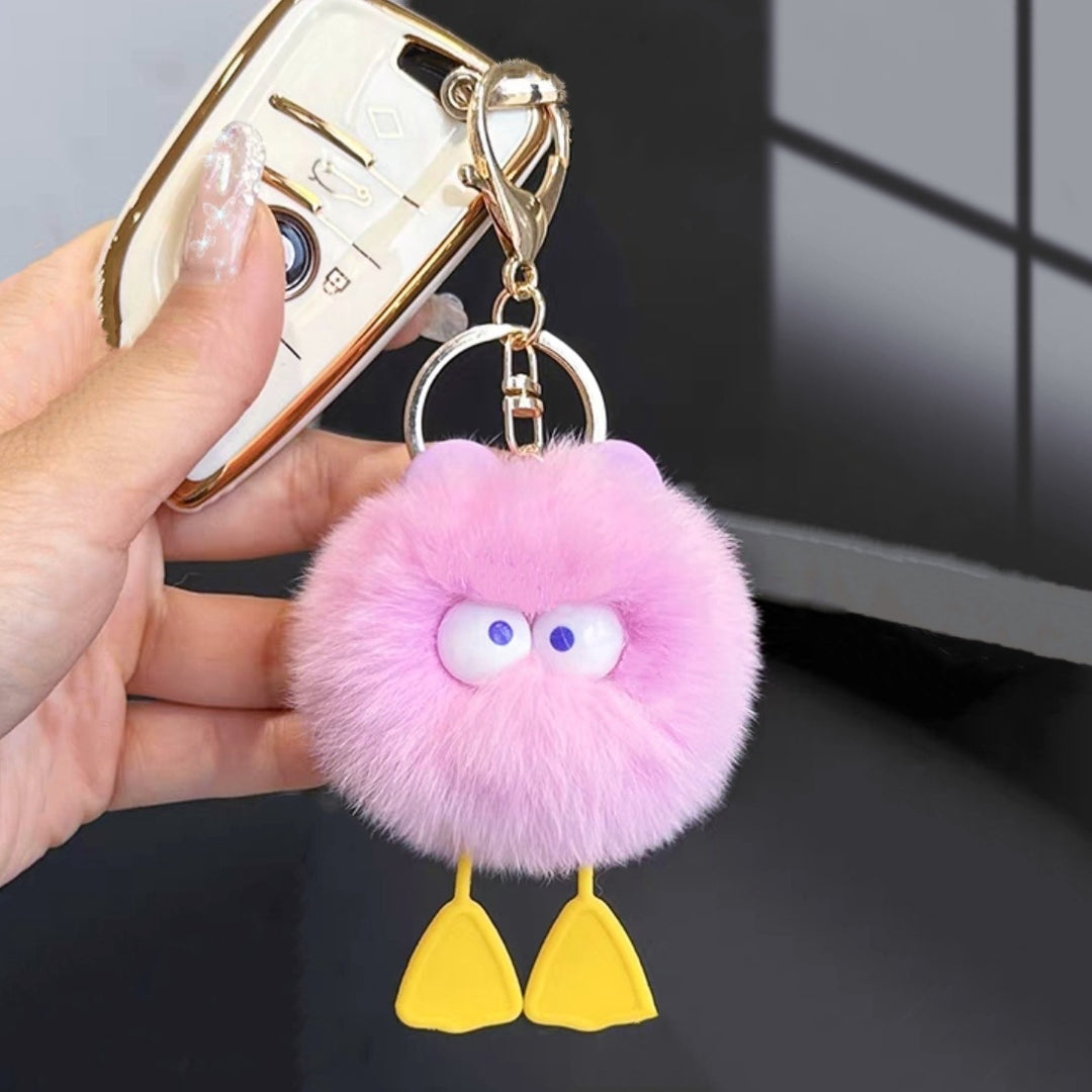 Women’s Plush Duck Bag Charm Keychain | تعليقة حقيبة نسائية بتصميم بطة لطيفة